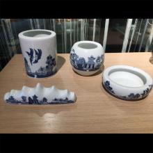6头古典园林文具